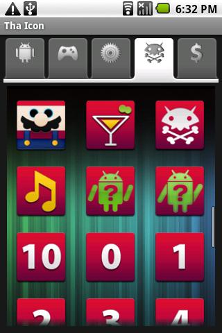 Tha Icon: Magenta Android Themes