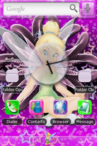 Tinkerbell Stars – Disney Android Themes