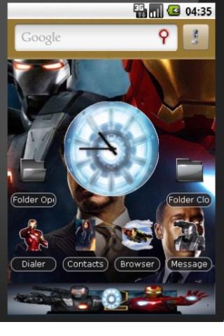 Iron Man Theme + Ringtone Android Themes