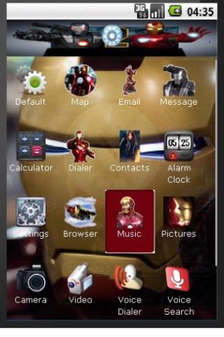 Iron Man Theme + Ringtone Android Themes