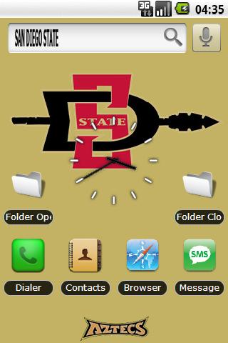 San Diego St. U w/iPhone icons