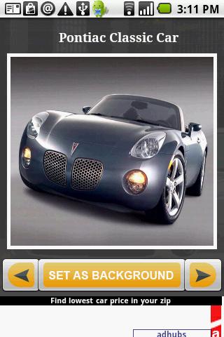Pontiac Cars Gallery Android Personalization