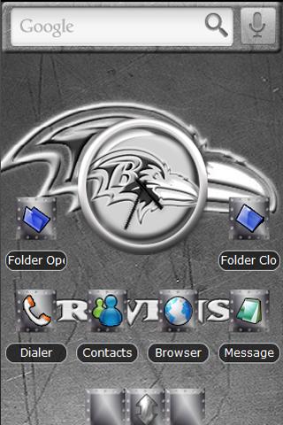 Baltimore Ravens METAL Android Themes