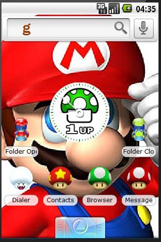 Retro Mario Brothers Android Themes