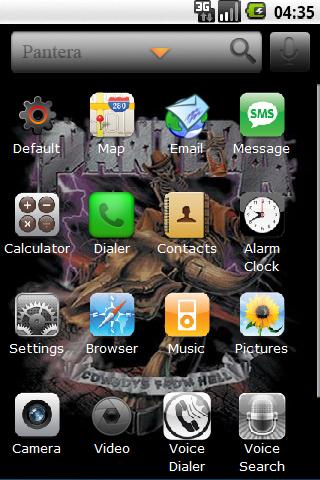 Pantera – iPhone Icons Android Themes