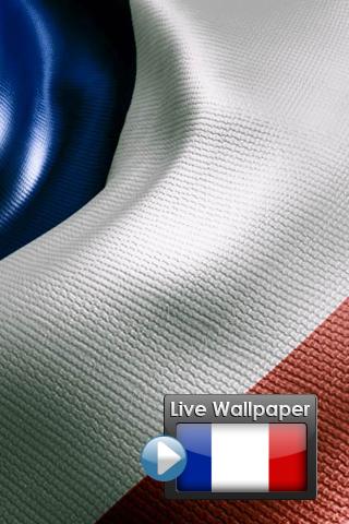 Flag of France Live Wallpaper Android Themes