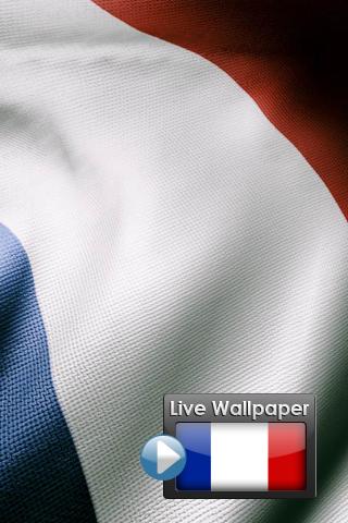 Flag of France Live Wallpaper Android Themes