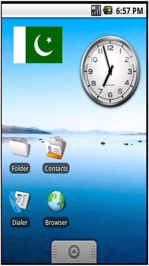 Pakistan Flag Sticker Widget Android Themes