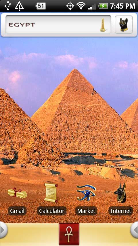 Journey To Ancient Egypt Android Themes