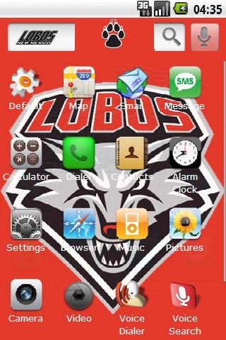 U of New Mexico w/iPhone icons Android Themes