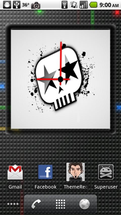 Rockstar Clock Widget Android Themes