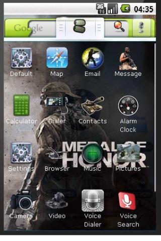 Medal of Honor 2010 HD Theme Android Themes