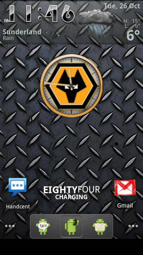 Wolves Clock Widget Android Themes