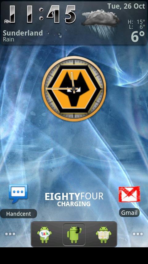 Wolves Clock Widget Android Themes