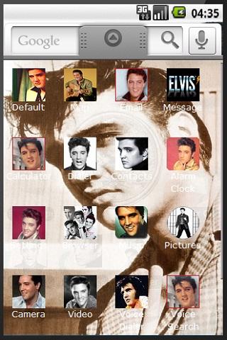 Elvis Pressley The King Android Themes