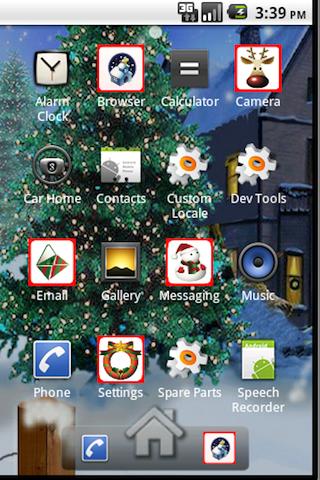 XMAS ADW Theme. Android Themes