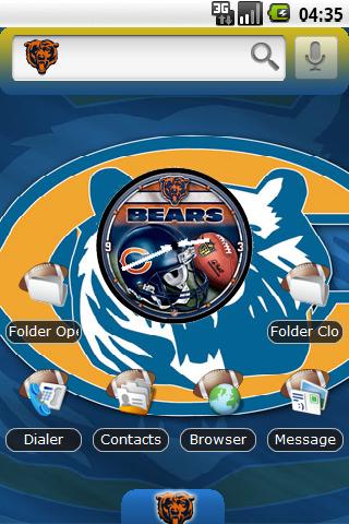 Theme: Chicago Bears Android Personalization