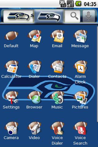 Theme: Seattle Seahawks Android Personalization