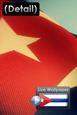 Flag of Cuba Live Wallpaper Android Themes