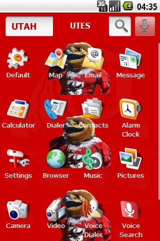 University of Utah Android Themes