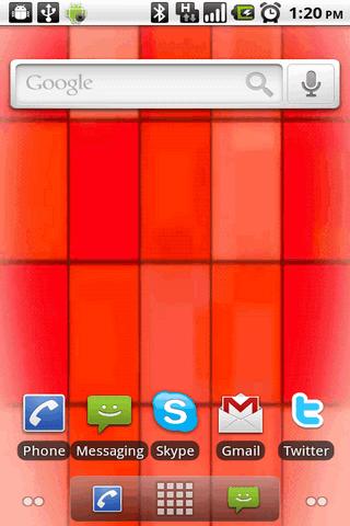 Red Squares Live Wallpaper Android Themes