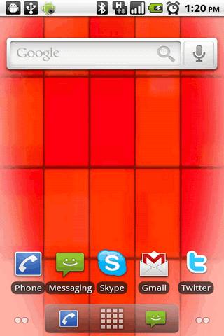 Red Squares Live Wallpaper Android Themes