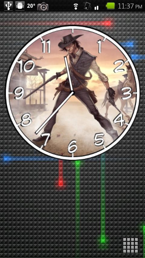 RED DEAD REDEMPTION CLOCK Android Themes