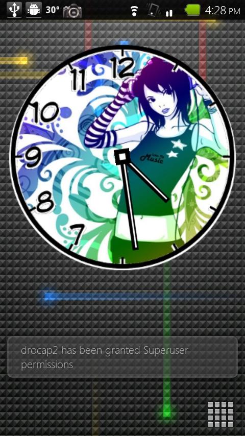 Love Music Clock Android Themes