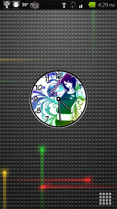 Love Music Clock Android Themes