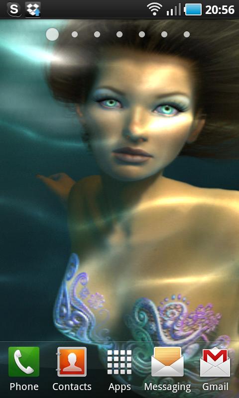 Art Nude Mermaid LW Android Themes