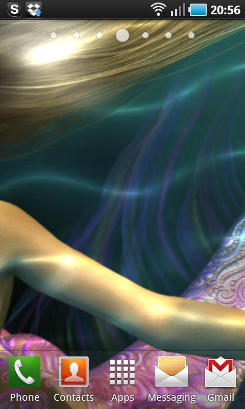 Art Nude Mermaid LW Android Themes