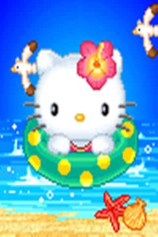 Hello Kitty At The Beach LIVE Android Themes