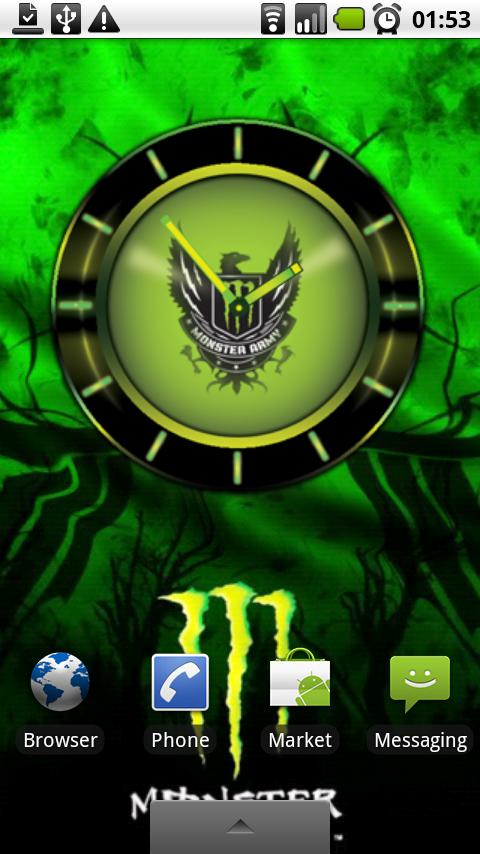 MONSTER ENERGY Alarm Clock Android Personalization