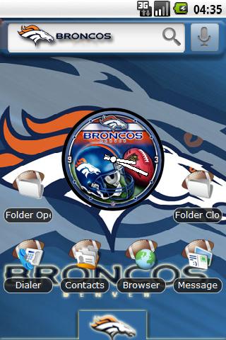 Theme: Denver Broncos Android Personalization