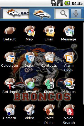 Theme: Denver Broncos Android Personalization