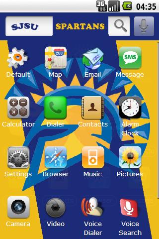 San Jose State U w/iPhone icon Android Themes
