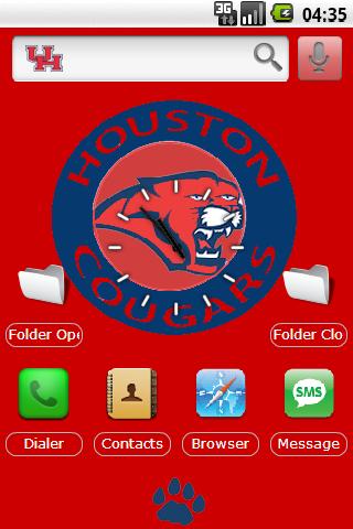 U. of Houston w/ iPhone icons