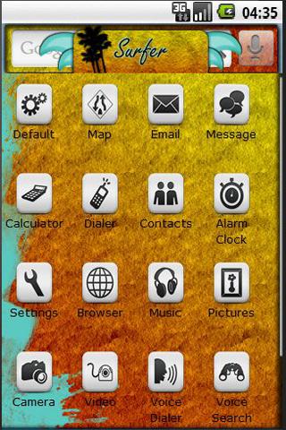 HD Surfer Beach Theme Android Themes