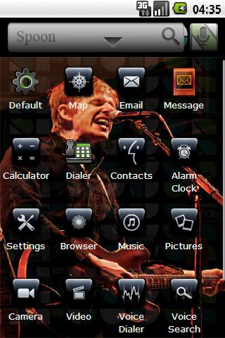 Spoon – Black Icons Android Themes