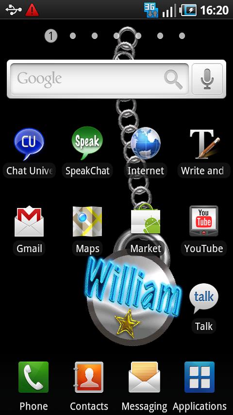 William Live Wallpaper Android Themes