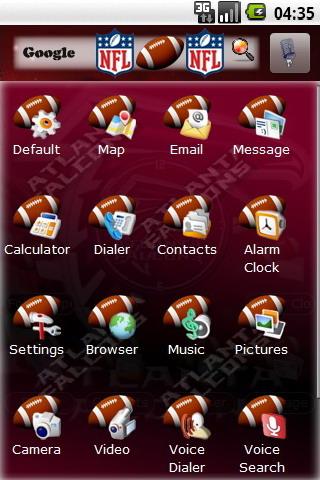 Atlanta Falcons theme Android Themes