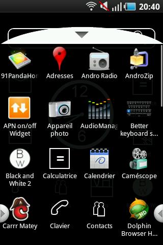 Black and White 2 Theme Android Themes