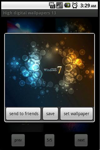 High digital wallpapers 13 Android Themes