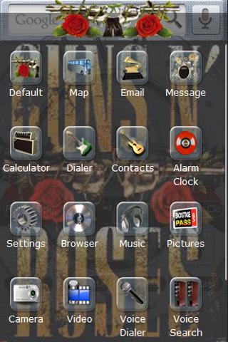 Guns n Roses Android Themes