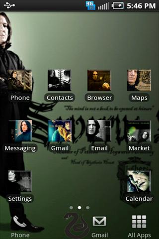 Severus Snape Theme Android Themes