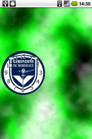 Girondins de Bordeaux Clock Android Themes