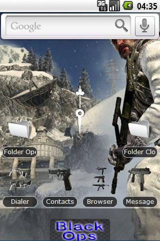 aHome COD Black Ops Theme Android Themes