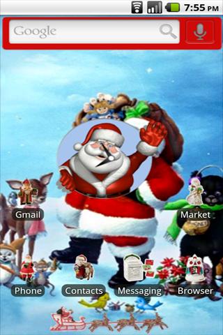 Santa Claus Theme Android Themes