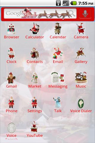 Santa Claus Theme Android Themes
