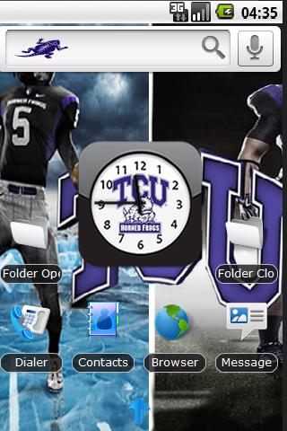 TCU Horned Frog Football Theme Android Themes